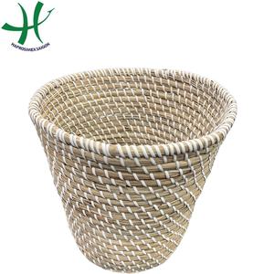 ตะกร้าเก็บของทำจากวัสดุธรรมชาติ2007 Hlbg ม้านั่งผักตบชวาสำหรับจัดระเบียบบ้าน - Product Image 1