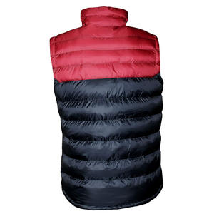 Chaleco Acolchado de Plumón Personalizado para Invierno, con Cuello Alto, Cierre de Cremallera, Aislamiento de Nailon, para Deportes y Trabajo - Product Image 2