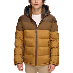 Veste d'hiver pour homme, coupe ajustée, imperméable, réversible, séchage rapide, respirante, col montant, fermeture éclair - Product Image 1
