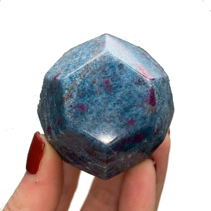 High Quality Crystal Dodecahedron Ruby kyanite Stone Dodecahedron Gemstone Healing Natural Stone Crystal Crafts Wholesaler - Product Image 2