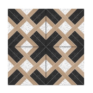 กระเบื้องเซรามิคพอร์ซเลน60x60เคลือบเงาลายหินขัดสำหรับกระเบื้องปูพื้นหินอ่อนลายคราม - Product Image 3