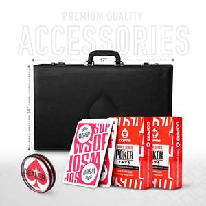 Juego de Fichas de Póker de Arcilla Copag de 45 mm y 18 g con 10/30/50/80 Placas, 300/500/800/1000 Piezas para Jugadores de TN - Product Image 3
