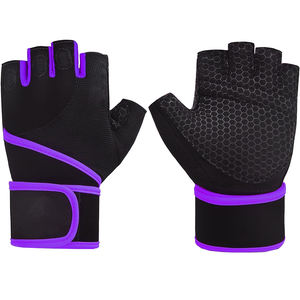 Gants de musculation unisexes de qualité supérieure, antidérapants, imperméables, respirants, en polyester, demi-doigts, pour la salle de sport et les sports - Product Image 1