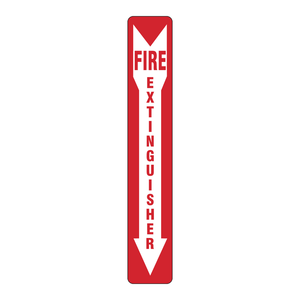 Señal de Extintor de Incendios de PVC Brady - Impresión UV, Advertencia de Seguridad para Interiores y Exteriores - Product Image 2