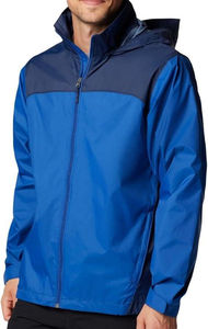 Dernière conception de veste coupe-vent à capuche personnalisée pour homme, 100% nylon, imperméable, respirante, légère, OEM - Product Image 6