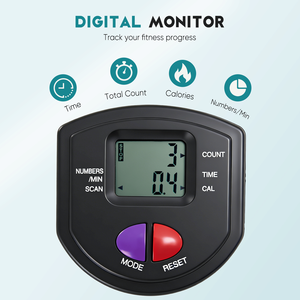 Appareil de fitness pliable à domicile, capacité de charge de 330 livres, résistance réglable, entraîneur de cuisses et de bas du corps - Product Image 4