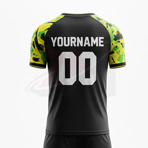 ชุดฟุตบอลเยาวชนแบบกำหนดเอง พิมพ์ลายเสื้อ กางเกงขาสั้น ชุดกีฬาระบายอากาศ สำหรับสโมสรและโรงเรียน - Product Image 4