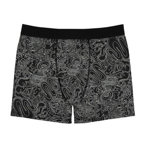 Nouvelles culottes et boxers pour hommes en coton et élasthanne, tricotés, respirants, lavables en machine, taille mi-haute, avec logo sur la ceinture, sous-vêtements pour adultes - Product Image 2