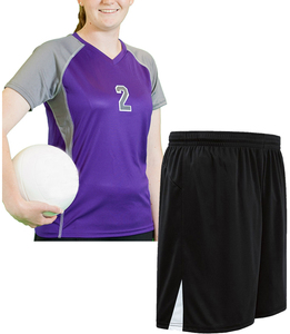 Tenue de volley-ball de qualité supérieure, maillot et short personnalisés avec logo d'équipe, vêtements de sport légers et à séchage rapide pour équipes professionnelles - Product Image 6