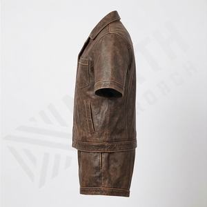 Veste de moto en cuir véritable pour homme de qualité supérieure, nouvelle arrivée, vestes de moto d'hiver, protections amovibles, personnalisables - Product Image 3