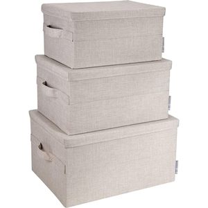 MA51MBei Minimalist Foldable Canvas <b>Wardrobe</b> Organiser Spacious Home Office Storage <b>Box</b> Foldable Storage Lid for Clothing Fabric - Product Image 3