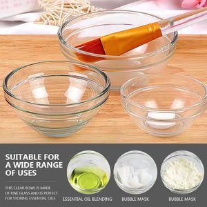ชามผสมเครื่องสำอางทำจากแก้วสำหรับดูแลผิวสปาที่บ้าน - Product Image 6