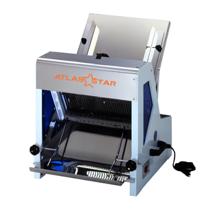 เครื่องหั่นขนมปังไฟฟ้า ATLAS STAR ผลิตในไต้หวัน ใบมีดสแตนเลส ประสิทธิภาพสูง อุปกรณ์อบขนมสำหรับร้านเบเกอรี่ - Product Image 1