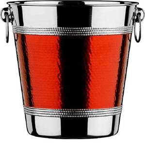 Cubo de hielo metálico negro con pinzas, cesta de almacenamiento para bebidas frías, para fiestas en interiores, para cubos de hielo y palitos de hielo, para uso doméstico - Product Image 5