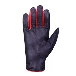 Fashion Genuine Leather Deerskin Pattern <b>Driving</b> <b>Gloves</b> Outdoor Unisex Cycling Motorbike Leather Driver <b>Gloves</b> with Lining - Product Image 4