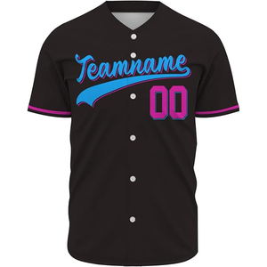 Maillots de baseball unisexes pour équipes professionnelles, couleurs personnalisables, légers et résistants, 100 % polyester, vêtements de sport respirants avec option OEM - Product Image 4