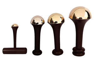 Varita Kansa de madera premium al por mayor, herramienta de masaje facial hecha a mano para el cuidado de la belleza y el bienestar ayurvédico por AALIYAN IMPEX - Product Image 5