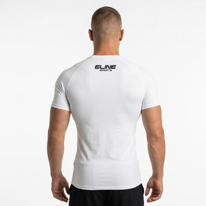 Camiseta de Compresión Personalizada Sublimada para MMA y BJJ de Manga Corta - Top Transpirable Elástico en 4 Direcciones para Grappling - OEM Profesional - Product Image 2
