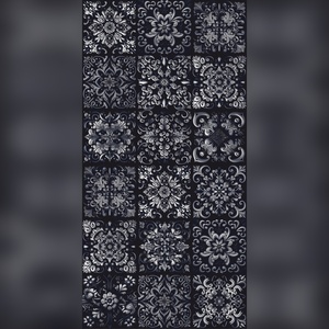 Elegantes Azulejos de Cerámica Esmaltada de Aspecto Antiguo en Gris Oscuro para Cocina, Baño, Paredes y Pisos, Porcelana Sin Esmaltar - Product Image 3