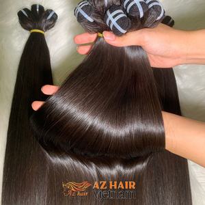 Envío Inmediato: Cabello Humano Vietnamita 100% Natural Negro Liso Súper Doble Trama, Sin Procesar, de 12-16 Pulgadas, ¡El Más Vendido! - Product Image 1