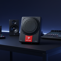 Subwoofer actif de voiture haute puissance 10 pouces 200W RMS, système de subwoofer sous siège pour l'amélioration des basses