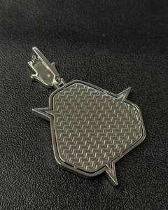 จี้รูปทรงจอบแบบฮิปฮอป ตัวอักษรแบบกำหนดเอง 3 มิติ เงินแท้ 925 ชุบทอง 10K ประดับเพชรโมอิสซาไนต์ VVS ผ่านการทดสอบ - Product Image 2