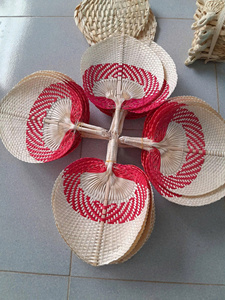 Éventails en bambou pour la décoration intérieure, taille personnalisée, multicolores, 100% faits à la main, tissés en bambou, provenant de l'usine originale au Vietnam SAFIMEX - Product Image 6