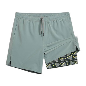 Shorts de sport décontractés en toile unie pour hommes, coupe ajustée, respirants, écologiques, fabriqués au Pakistan – Grande Vente - Product Image 1