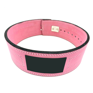 Ceinture de musculation robuste en cuir épais avec boucle en acier réglable pour le powerlifting - Product Image 2