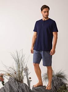 Shorts Set Casual 2 Pieces Cotton Jersey Short Sleeve T-Shirt and Drawstring Shorts Set - Product Image 4