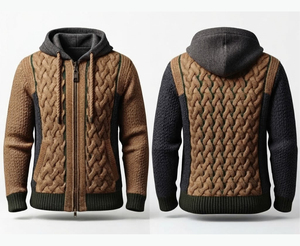 Trendy Men's Teenager Youth Streetwear Regular Fit Casual Jersey Knitted 100% Cotton <b>Waterproof</b> Eco-Friendly Pocket Hoodies - Product Image 1