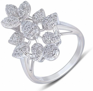 Highest Demand Best Quality Women Diamond <b>Ring</b> for Engagement Party 9k Gold <b>Rings</b> from <b>Indian</b> Manufacturer - Product Image 1