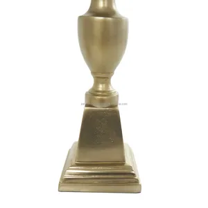 Vente en gros de porte-bougie rustique en métal et bois naturel fait main, décoration de la maison, décoration de Noël, décoration de mariage, Zahid Exports - Product Image 3