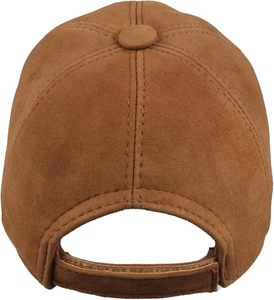 Wholesale <b>Vintage</b> Brown Genuine Leather Baseball <b>Cap</b> for Men and Women - Product Image 4