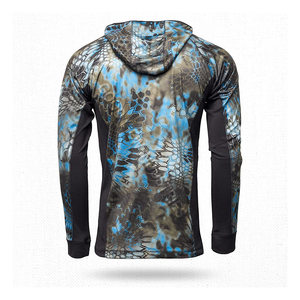 Maillots de pêche personnalisés à prix bas avec impression numérique, tissu Spandex/Polyester, UPF 50+, antibactérien, séchage rapide - Product Image 4