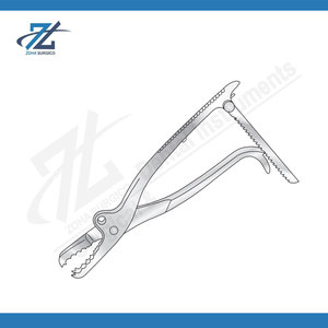 Pinza para Huesos Farabeuf-Lambotte de 260 mm, Acero Inoxidable, Instrumento Quirúrgico Ortopédico Reutilizable, Fabricada en Pakistán - Product Image 5