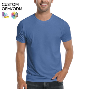 Camiseta de Hombre 100% Algodón, Compatible con OEM/ODM, Manga Corta, Ecológica, Transpirable, Básica, para Uso Diario, para Marcas de Ropa - Product Image 6