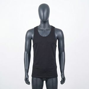 High Quality Men's Square Collar Tank Top Latest Casual Design Breathable Quick Dry Stylish for Fitness Low MOQ Online Sale - Product Image 1