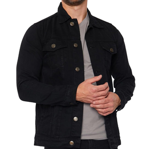 Chaqueta vaquera premium para hombre, tela vaquera de algodón de alta calidad, corte clásico regular, apariencia vintage lavada a la piedra - Product Image 1