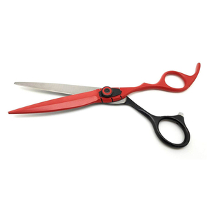 Ensemble de ciseaux professionnels de coiffure et d'éclaircissement pour la vente en gros - Couleur personnalisée, acier au carbone, caoutchouc, pour droitiers, pour salon - Product Image 3