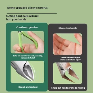 Cortacutículas de Acero Inoxidable, Herramientas para el Cuidado de las Uñas, Tijeras para Cutículas, Cortadores, Recortadores, Removedor de Piel Muerta, Pedicura - Product Image 4