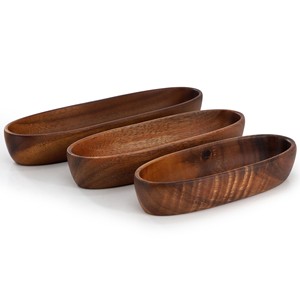 Bols gigognes en bois d'acacia faits à la main, vente en gros |   Artisan de Moradabad - Product Image 2