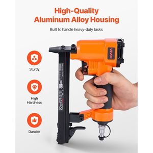 Pistola graffetta pneumatica calibro 22 D0100X3LDJ6 serie 71 tappezzeria filo sottile 5/32 corona da 3/8 pollici "-5/8" lunghezza lavorazione del legno DIY - Product Image 5