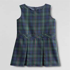 Uniformes Escolares de Algodón Duradero Personalizados, Vestido de Diseño para Niñas, Falda sin Mangas, Logotipo Personalizado, Talla Personalizada, Todas las Temporadas - Product Image 3