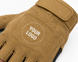 Gants de cyclisme demi-doigts style utilitaire, résistants à l'usure, antidérapants, pour vélo de gravier, vente en gros, logo personnalisé OEM - Product Image 2