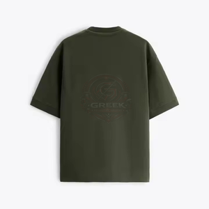 T-shirts surdimensionnés pour hommes en coton respirant, coupe décontractée, style streetwear, vêtements décontractés, fabricant et fournisseur de marques privées - Product Image 2