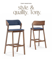 Tabouret de bar commercial moderne en bois massif avec siège et dossier rembourrés, non pliable, pour restaurant et mobilier de salle à manger à domicile