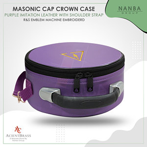 Estuche para Gorra Masónica Morada para Maestros Reales y Selectos con Tira - Product Image 3