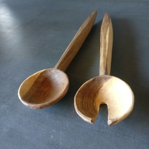 Cuchara de Té de Madera Natural, Ecológica, Hecha a Mano, Cuchara Medidora de Café y Azúcar, Acabado Liso, Utensilio de Cocina - Product Image 3