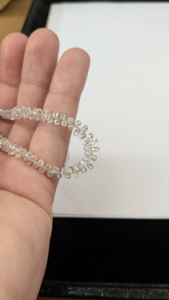 Cuentas de Diamante Blanco AAA+ en Forma de Briolette de 2.53mm, Piedras Preciosas Sueltas Facetadas en Forma de Lágrima, Suministros para Joyería Fina - Product Image 2
